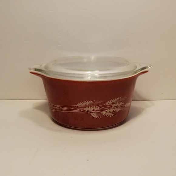 Pyrex Other - Vintage Pyrex Autumn Harvest Wheat Mixing Bowl 473